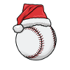 Baseball players Christmas