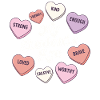 Enseignante Saint-Valentin Affirmations positives