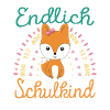 Einschulung Mädchen Fuchs Endlich Schulkind