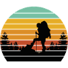 Sunset Wandern Design