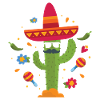 Cactus Garden Mexican Sombrero