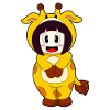 Costume de girafe