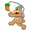 Carotte de jogging d’ours