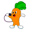 Carrot Singer Microphone Singing