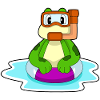 Frosch Taucher Schnorchel Tauchen