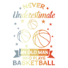 Basketballspieler Opa