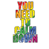 Vous devez calmer LGBT Rainbow