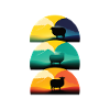 Sheep love sunset