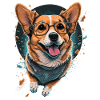 Funny Corgi
