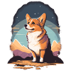 Wondering Corgi
