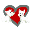Valentine's Day loving dogs