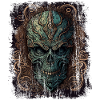 Victorian Zombie Skull