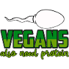 Vegans also need protein