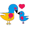 Maman oiseau et son bébé