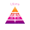 Logo rétro signe astrologique "Balance"