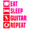 Guitariste électrique pour hommes