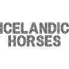 Islandpferde Strick Look Islandpullover Schwarz