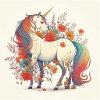 Unicorn cartoon