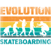 Evolution Skateboarding Skate Retro Streetwear