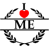 I heart love me