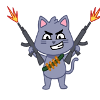 Fighting Cat