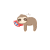 Offizielles Schlafshirt Faultier
