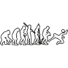 Fußballdesign Fußballmannschaft Fußballspieler