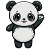 Kawaii Panda, to love