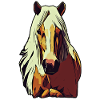 Motif d’animal de cheval