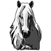 Motif d’animal de cheval