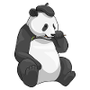 Panda Painter Brush