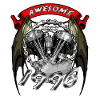 Awesome since 1996, biker's birthday