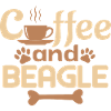 coffe and beagle