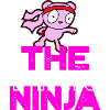 Le logo Pink Ninja White