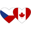 Checia Canada Heart Flag