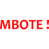 MBOTE ! Bonjour en Lingala - Rouge