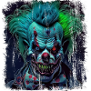 scary clown Skull Zombie