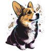 Dreamy Corgi