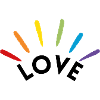 LIEBE Regenbogen