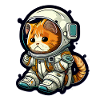 Meownaut astronaut cat for cat daddy