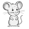 Tiny Mouse - Cute and Curious