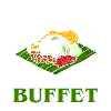 Food counter grill delicacies