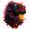 T-Rex with sunglasses