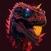 T-Rex mit Sonnenbrille