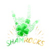 Trèfle trèfle Sham Rocks Signe De Cornes St