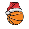 Joueur de basket-ball Noël