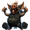 rocking pig