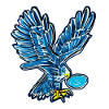 Aquila iconica in stile fumetto - AI Art
