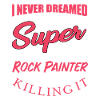Funny Rock Painter Design