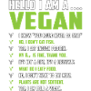 Hello I am a Vegan